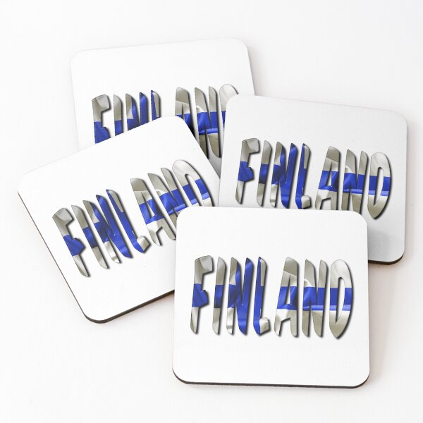 Item preview, Finland Word With Flag Texture designed and sold by MarkUK97.