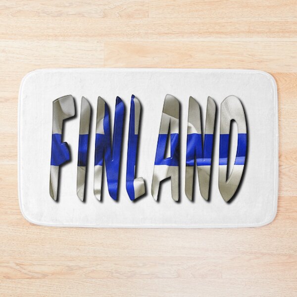 Item preview, Finland Word With Flag Texture designed and sold by MarkUK97.