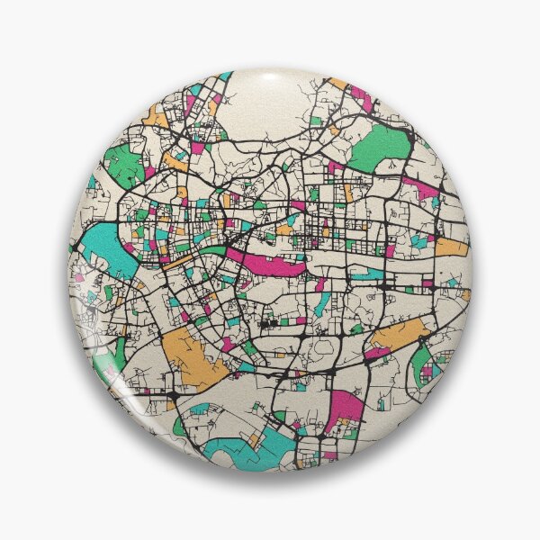 Item preview, Guangzhou, China Street Map designed and sold by A Deniz Akerman.
