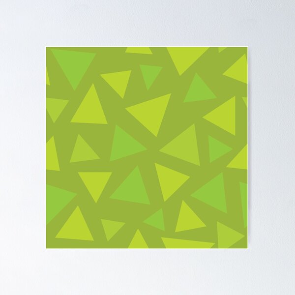 Item preview, Grass Pattern - Olive Summer Triangles designed and sold by DCLawrenceUK.