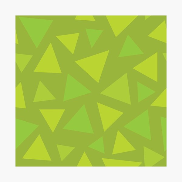 Item preview, Grass Pattern - Olive Summer Triangles designed and sold by DCLawrenceUK.