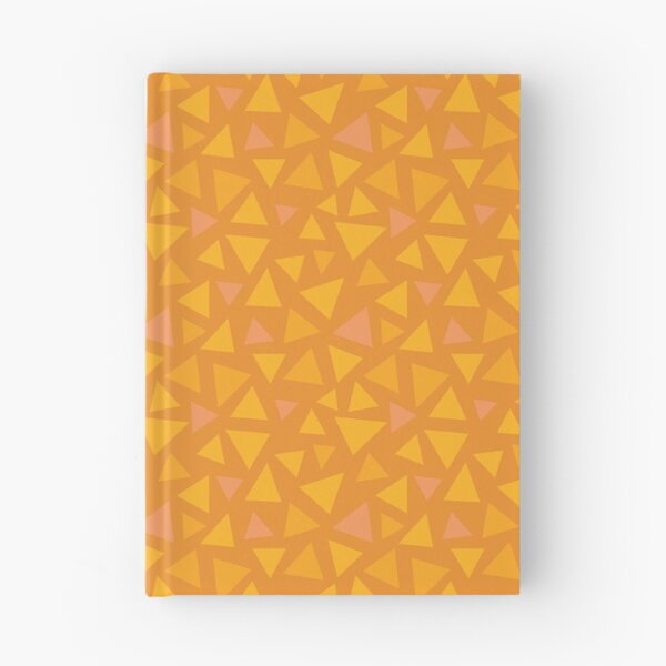 Item preview, Grass Pattern - Orange Autumnal Triangles designed and sold by DCLawrenceUK.