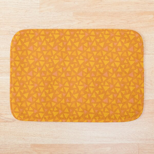 Item preview, Grass Pattern - Orange Autumnal Triangles designed and sold by DCLawrenceUK.