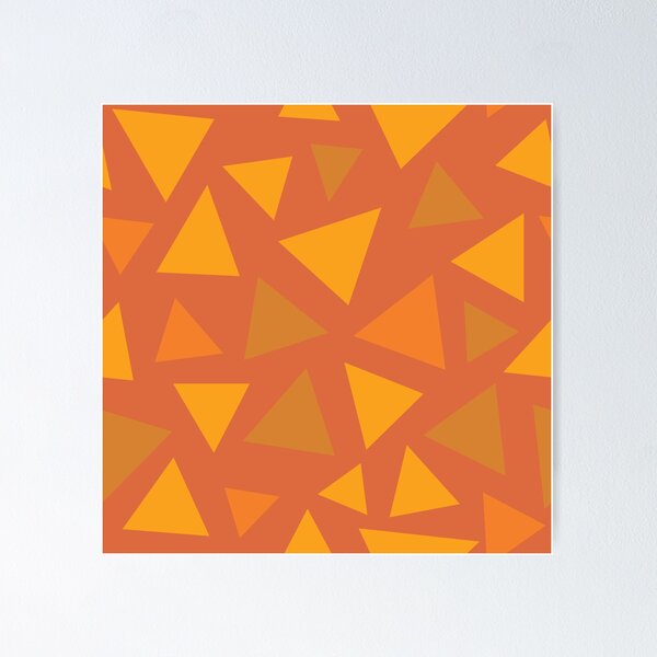Item preview, Grass Pattern - Reddy Autumnal Triangles designed and sold by DCLawrenceUK.