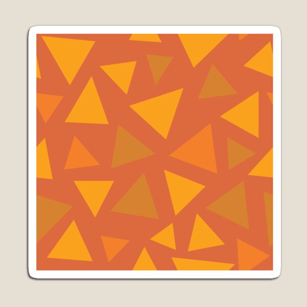 Item preview, Grass Pattern - Reddy Autumnal Triangles designed and sold by DCLawrenceUK.