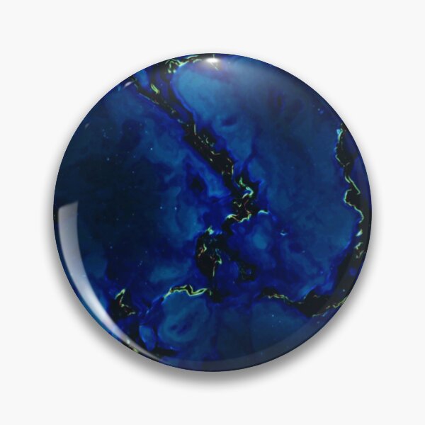 Item preview, Diving into Bliss - blue gold black marble and dot abstract pattern designed and sold by JaycraveDesigns.