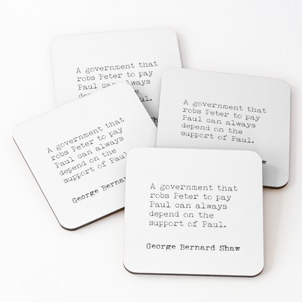 Item preview, George Bernard Shaw quote 50 designed and sold by Ariana Mila -  Awesome quotes.