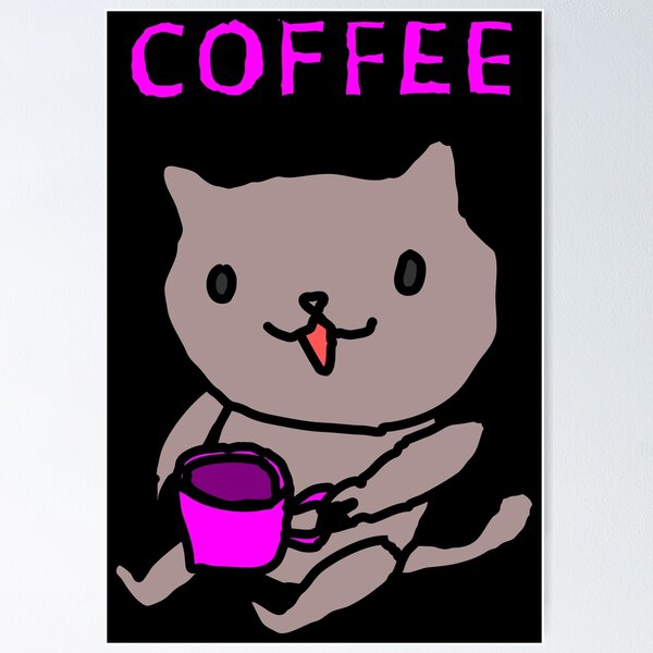 Artikelvorschau, Kaffeekatze! entworfen und verkauft von thejitters.