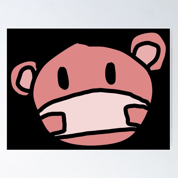 Item preview, Kawaii Bear Wearing Their Face Mask designed and sold by thejitters.