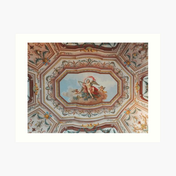 Painted Villa Ceiling Art Print
