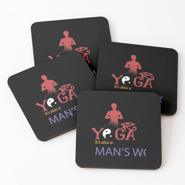 Item preview, cool yoga men quote  designed and sold by pirminio.