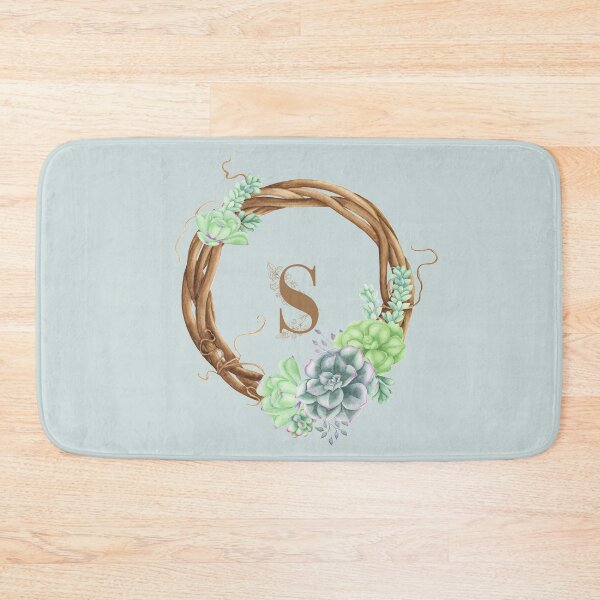 Item preview, Succulents Woodland Monogram - S designed and sold by MysticMagpie.