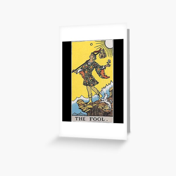 Vintage Tarot Card 0 The Fool
