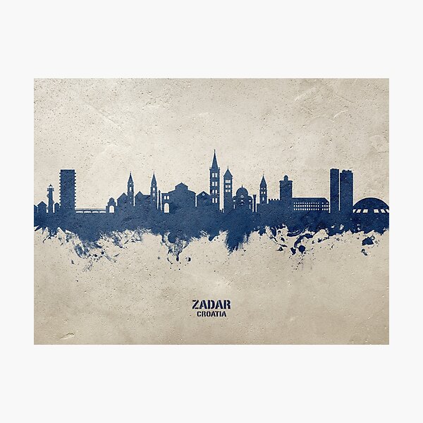 Item preview, Zadar Croatia Skyline designed and sold by ArtPrints.