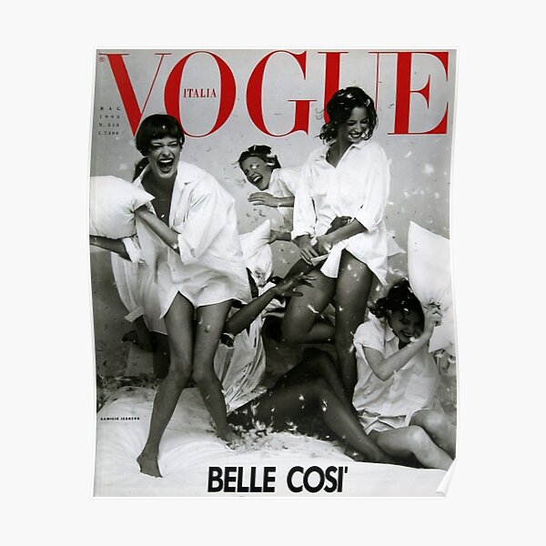 VOGUE : Girl Vintage Poster