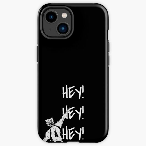 Haikyuu !, Bokuto, Fukudoranis Ass, Hey Hey Hey, weißer Text iPhone Robuste Hülle