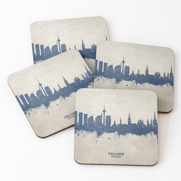 Item preview, Tallinn Estonia Skyline designed and sold by ArtPrints.