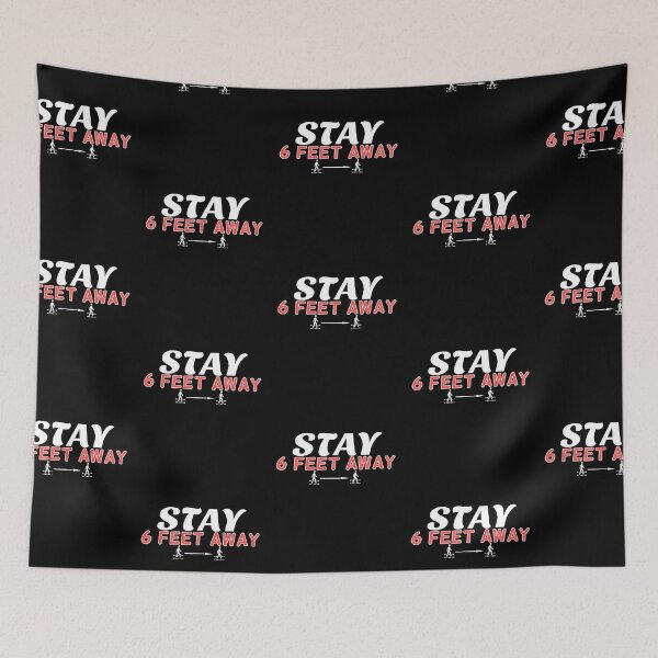 Item preview, Stay 6 Feet Away please Social Distancing, Quarantine 2021, Social Distancer designed and sold by vector-pro.