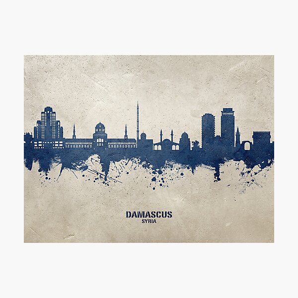 Item preview, Damascus Syria Skyline designed and sold by ArtPrints.