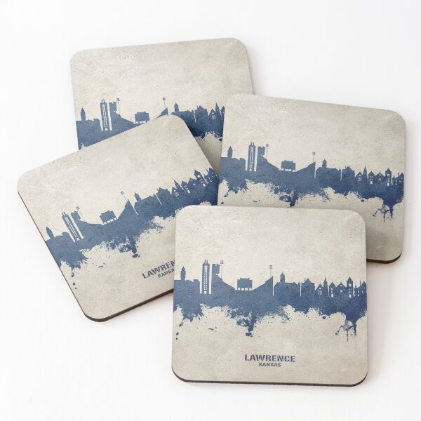 Item preview, Lawrence Kansas Skyline designed and sold by ArtPrints.