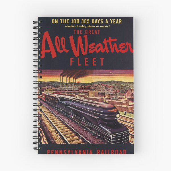 Item preview, The great All Weather Fleet vintage travel poster designed and sold by stickart-marek.