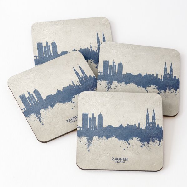 Item preview, Zagreb Croatia Skyline designed and sold by ArtPrints.