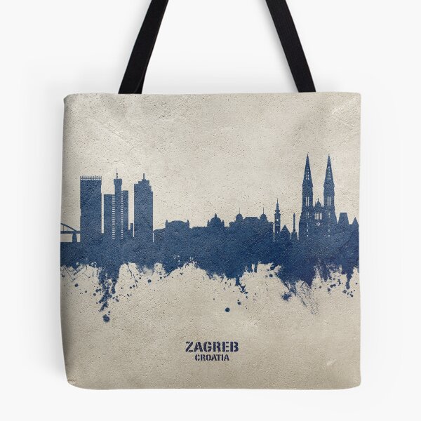 Item preview, Zagreb Croatia Skyline designed and sold by ArtPrints.