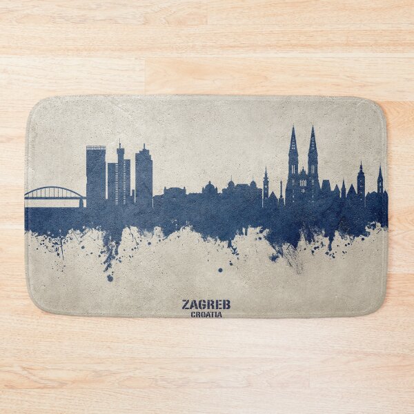 Item preview, Zagreb Croatia Skyline designed and sold by ArtPrints.