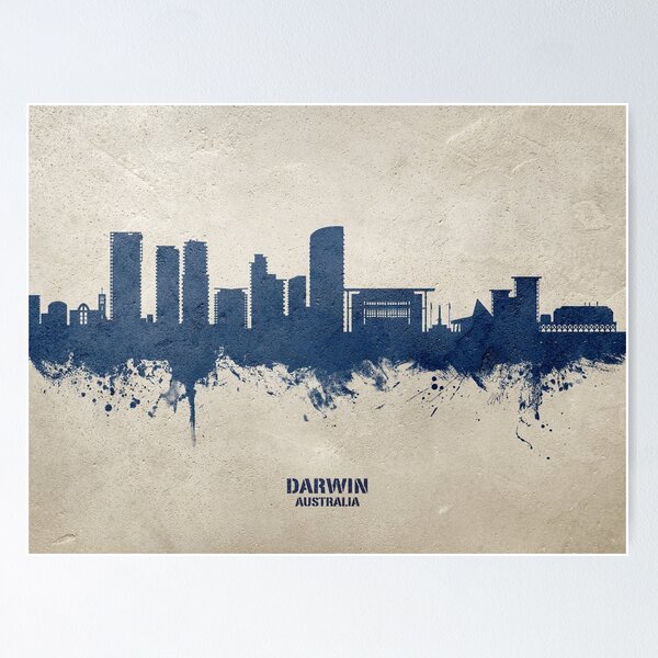 Item preview, Darwin Australia Skyline designed and sold by ArtPrints.
