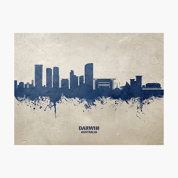 Item preview, Darwin Australia Skyline designed and sold by ArtPrints.