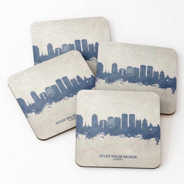 Item preview, West Palm Beach Florida Skyline designed and sold by ArtPrints.