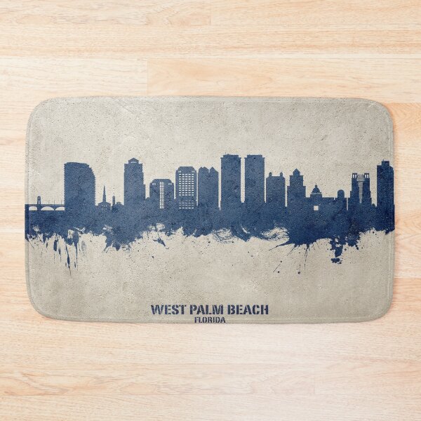 Item preview, West Palm Beach Florida Skyline designed and sold by ArtPrints.