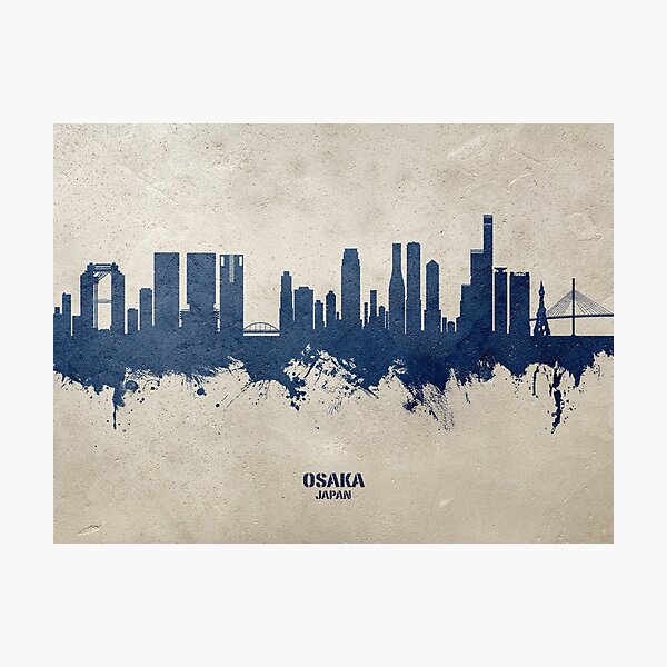 Item preview, Osaka Japan Skyline designed and sold by ArtPrints.