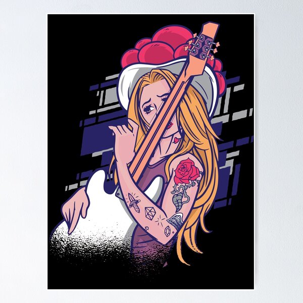 Item preview, rock and roll girl  designed and sold by pirminio.