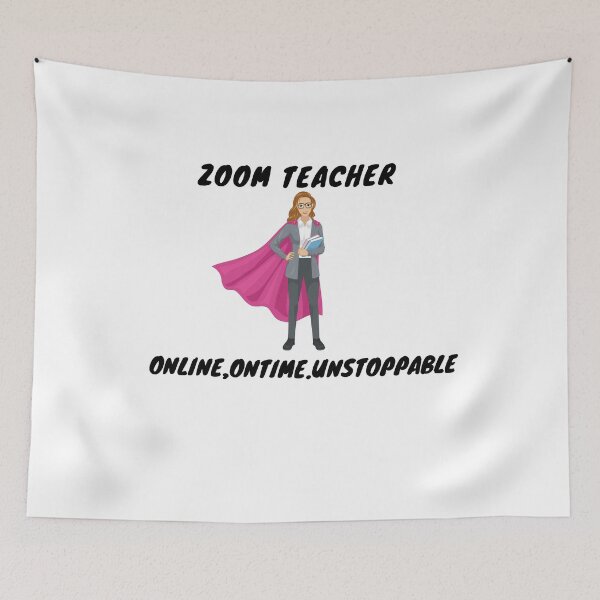 Item preview, Zoom Teacher - Online,Ontime,Unstoppable fun quarantine succs tshirt,mug and notebook gear designed and sold by GmolahUnlimited.
