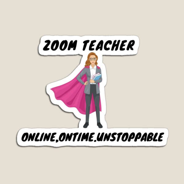 Item preview, Zoom Teacher - Online,Ontime,Unstoppable fun quarantine succs tshirt,mug and notebook gear designed and sold by GmolahUnlimited.