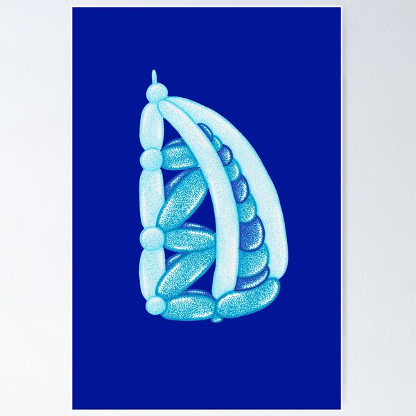 Item preview, Burj Al Arab Dubai balloon twisting pointillism painting designed and sold by MitoP.