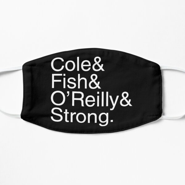Undisputed Era Helvetica Cole Fish O'Reilly Strong (white text) Flat Mask