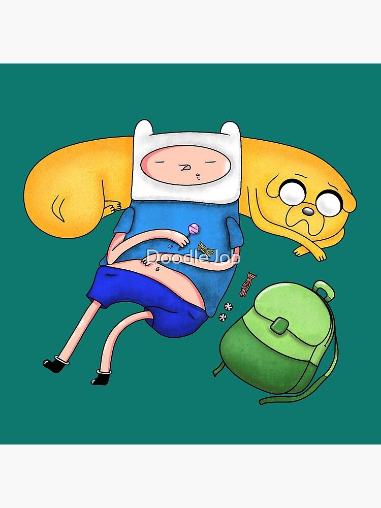 táctica Inferir Recogiendo hojas Tarjetas de felicitación «Jake el perro y Finn el humano - Adventure Time»  de DoodleJob | Redbubble