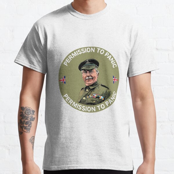 Don't Panic Lance Corporal Jones t shirt - Funny Classic British Dads Army t-shirt - Dads Army Mug - England Classic T-Shirt