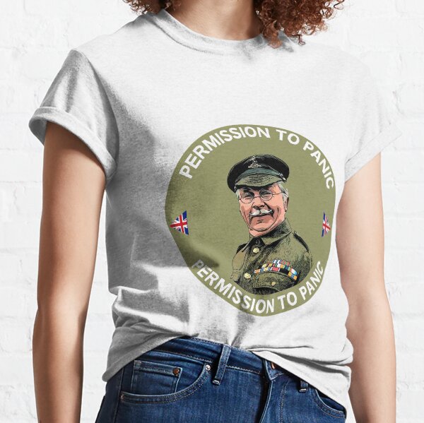 Don't Panic Lance Corporal Jones t shirt - Funny Classic British Dads Army t-shirt - Dads Army Mug - England Classic T-Shirt