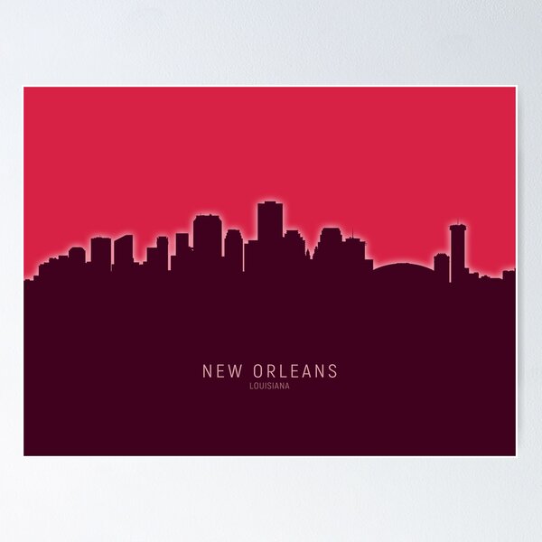Item preview, New Orleans Louisiana Skyline designed and sold by ArtPrints.