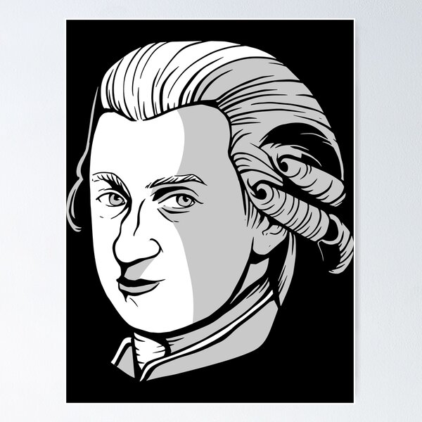 Item preview, mozart portrait  designed and sold by pirminio.