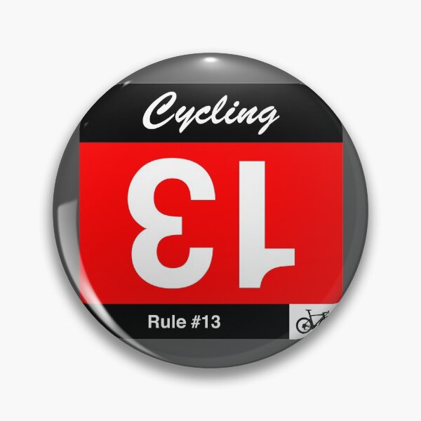 Item preview, Cycling Rule #13 - If you draw number 13, turn it upside down designed and sold by anothercyclist.