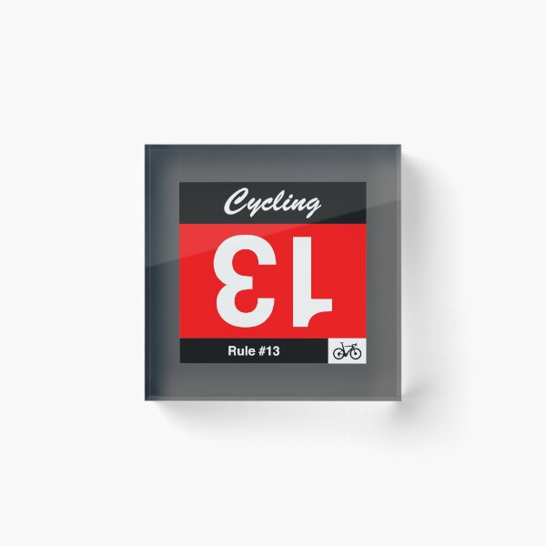 Item preview, Cycling Rule #13 - If you draw number 13, turn it upside down designed and sold by anothercyclist.