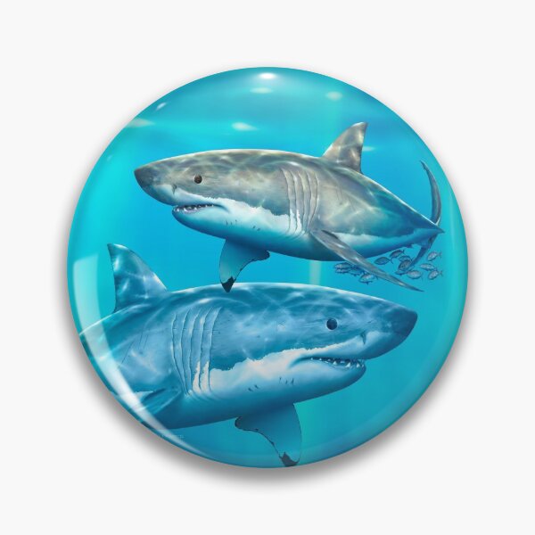 Item preview, Neptune White Shark designed and sold by David Pearce Marine Art.
