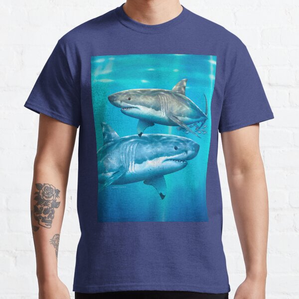 Neptune White Shark Classic T-Shirt