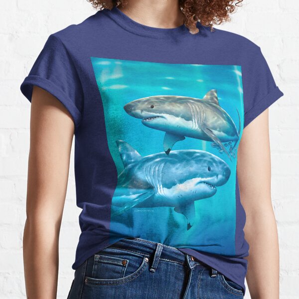 Neptune White Shark Classic T-Shirt