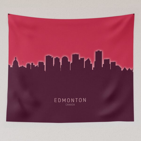 Item preview, Edmonton Canada Skyline designed and sold by ArtPrints.