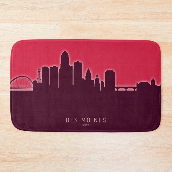 Item preview, Des Moines Iowa Skyline designed and sold by ArtPrints.